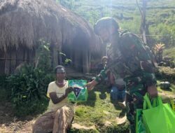 Satgas Yonif 614/RJP Berduka Cita dan Berikan Dukungan kepada Keluarga