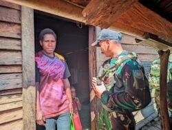 Satgas Yonif 614/RJP Pererat Tali Silaturahmi dengan Tokoh Masyarakat Kampung Lowanom