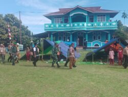 Satgas TMMD dan Pemdes Malapat Berkolaborasi untuk Memperingati HUT Pramuka ke-64