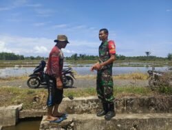 Prajurit Korem 012/TU Dukung Petani Atasi Hama dan Keterbatasan Pupuk