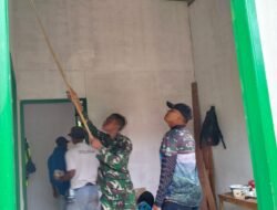 Pemasangan Plafon dan Plamir: TMMD Ke-125 Kodim 0909/Kutai Timur Capai Progres Signifikan di Rumah Rahman