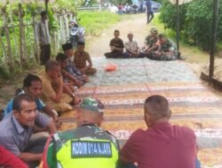 Danramil dan Babinsa Setia Bakti Melayat ke Rumah Duka, Tunjukkan Kepedulian pada Warga Binaan