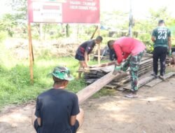 Kodim 0909/Kutai Timur Genjot Pembangunan Jembatan Suka Rahmat dengan Seleksi Ulin Berkualitas