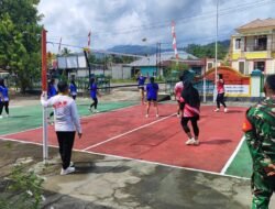 Koramil 1316-02/Paguyaman Gelar Turnamen Bola Voli Menyambut HUT RI ke-80