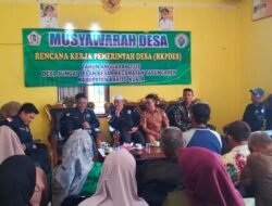 RKPDes 2026 Sungai Telan Besar Dibahas, TNI Hadir Dukung Sinergi Pembangunan