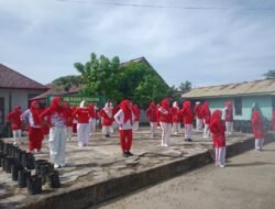 Persit KCK Cabang XXXIX Kodim 0114/Aceh Jaya Gelar Olahraga Bersama Meriahkan Hut RI ke-80