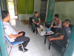 Danramil 05/Panga dan Kapolsek Panga Gelar Silaturahmi untuk Perkuat Sinergi Keamanan Wilayah