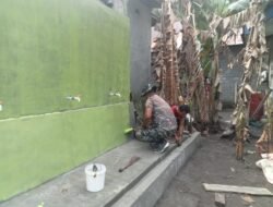 Satgas TMMD Kodim 1509/Labuha dan Warga Bahu-Membahu Selesaikan Pembangunan Bak Air
