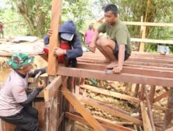 Kodim 0909/Kutai Timur Finalisasi Jembatan TMMD di Teluk Pandan