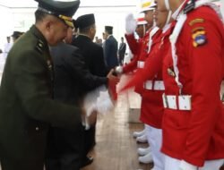 Dandim 1001/HSU-BLG Hadiri Pengukuhan Paskibraka Kabupaten Balangan Tahun 2025