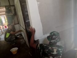 Kodim 1006/Banjar Garap Perehaban RTLH, Hasilnya Hampir Rampung