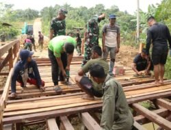 Kemanunggalan TNI-Rakyat Terwujud: Jembatan TMMD 125 Buka Akses Suka Rahmat