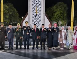 Kodim 1005/Batola Hadiri Renungan Suci, Kapolres Batola Pimpin Upacara