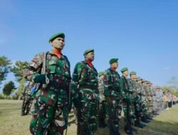 Letkol Inf Hermawan Pimpin Langsung Peringatan Kemerdekaan di Lokasi TMMD Kandangmas