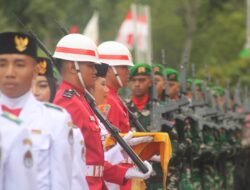 Dandim 1203/Ketapang Ikuti Upacara Peringatan Proklamasi Kemerdekaan RI ke-80