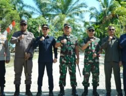 Kodim 0105/Aceh Barat dan Pemerintah Aceh Barat Resmikan Jalan Alternatif Seumuleng