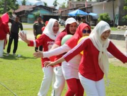 Keluarga Besar Kodim 0110/Abdya Meriahkan HUT RI dengan Aneka Lomba Tradisional