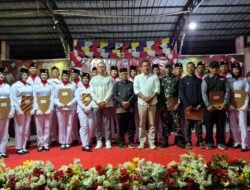 Malam Pentas Seni dan Pembagian Hadiah Warnai Penutupan HUT ke-80 RI di Kecamatan Jaya