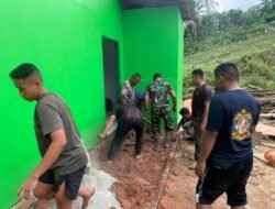 Jelang Penutupan, Satgas TMMD Fokus Finishing Rehabilitasi Rumah Warga