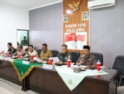 Rakor di Kodim Boalemo, SMA Unggul Garuda dan Pertambangan Dibahas