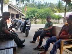 Babinsa Koramil 01/Jaya Ajak Warga Lambaroh Jauhi Narkoba dan Judi Online