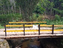 TMMD ke-125 Kodim 1006/Banjar: Pembangunan Jembatan dan Jalan di Desa Belimbing Lama Hampir 100 Persen