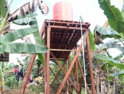 Menjelang Usai, Pembangunan Tower Air Bersih Jadi Kado TMMD Ke-125