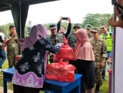 Bazar Murah Meriahkan Penutupan TMMD Ke-125 di Kutai Timur
