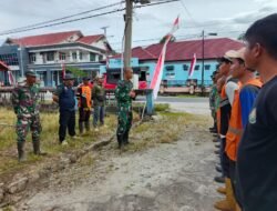 Kodim 0107/Aceh Selatan Kerahkan Personel Bantu Penanganan Karhutla di Bakongan