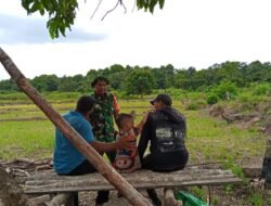 Babinsa Kodim 0114/Aceh Jaya Gelar Komsos, Dorong Pemanfaatan Lahan untuk Pertanian Padi Darat di Buket Keumuning