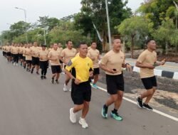 Kodim 1006/Banjar Gelar Binsik Lari Jalanan, Wujudkan Prajurit yang Sehat dan Bugar