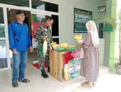 Babinsa Koramil 1001-02/Paringin Gelar Gerakan Pangan Murah, 50 Karung Beras Ludes Terjual