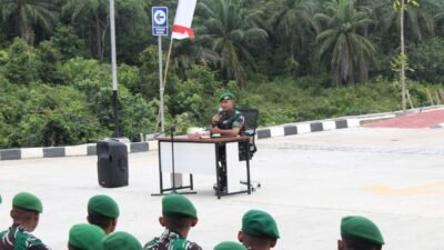 Kunjungan Kerja Komandan Brigif TP 85/BTC di Yonif TP 826/BTB