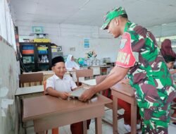 Babinsa Jaya Pantau Distribusi Makanan Bergizi untuk Siswa SD 2 Jaya di Desa Meunasah Weh