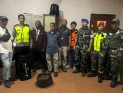 Satgas Korpasgat Pamtas RI – PNG 2025 dan Avsec Gagalkan Penyelundupan Ganja 2,46 Kg di Bandara Sentani