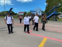 Satgas Korpasgat Kawal Keberangkatan Wakil Gubernur Papua Selatan Menuju Asmat di Bandara Mopah