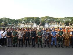 Danrem 083/Bdj Hadiri Apel Siaga dan Patroli, Jaga Keamanan Kota Malang
