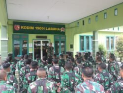 Kodim 1509/Labuha Siap Mengantisipasi Aksi Anarkisme, Dandim Beri Pengarahan