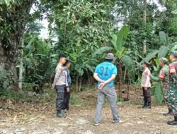 Babinsa dan Bhabinkamtibmas Laksanakan Patroli Terpadu, Cegah Karhutla di Piani