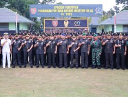 Komandan Kodim 1006/Banjar Hadiri Upacara Penutupan Pendidikan Bintara Infanteri TNI AD TA 2025