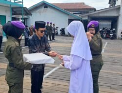 Pasi Ter Kodim 1001/HSU-BLG Hadiri Penutupan Latsarmil STAI Rakha Amuntai