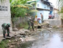 Kodim 1316/Boalemo dan Masyarakat Bersatu dalam Karya Bakti