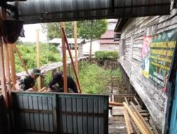 Kodim 1001/HSU-BLG dan Pemerintah Daerah Selesaikan Pembangunan WC Sehat untuk Warga