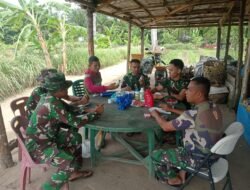 Korem 012/Teuku Umar Berikan Pelatihan Ketahanan Pangan kepada Yonif TP 856/SBS