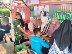 Koramil 01/Jaya Gelar Pasar Murah Sambut HUT TNI Ke-80, Wujud Sinergi TNI, Muspika, dan Diskoperindag Aceh Jaya