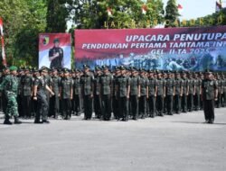 Danrem 081/DSJ Berikan Ucapan Selamat kepada Prajurit Baru TNI AD