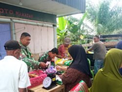 TNI Gelar Patroli Serentak dan Bazar Murah dalam Rangka HUT ke-80