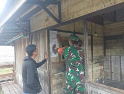 Danramil Sukardi Pimpin Patroli Siskamling, Tingkatkan Keamanan Alalak