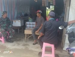 Babinsa Laksanakan Patroli Kampung dan Komsos untuk Jaga Keamanan dan Hubungan dengan Masyarakat