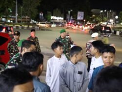 Kodim 1006/Banjar Gelar Patroli Malam Bersama Komponen Pendukung